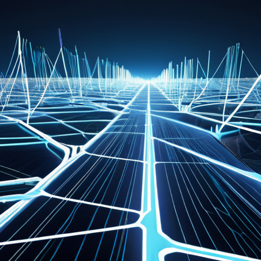 A conceptual visualization of a highly adaptable and scalable API infrastructure. Interconnected, glowing data streams weave through a vast, futuristic digital landscape, representing flexible software architecture. Abstract nodes and pathways expand infinitely, symbolizing growth and future-proofing. The environment is clean, bright, and illuminated with soft blue and white light, conveying innovation and efficiency. Emphasize a sense of smooth, continuous flow and seamless integration. Professional concept art, high detail, digital render, perfect anatomy (for structural integrity), correct proportions, natural pose, safe for work, appropriate content, fully clothed (conceptually), professional, modest, family-friendly.