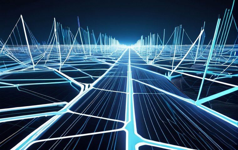 A conceptual visualization of a highly adaptable and scalable API infrastructure. Interconnected, glowing data streams weave through a vast, futuristic digital landscape, representing flexible software architecture. Abstract nodes and pathways expand infinitely, symbolizing growth and future-proofing. The environment is clean, bright, and illuminated with soft blue and white light, conveying innovation and efficiency. Emphasize a sense of smooth, continuous flow and seamless integration. Professional concept art, high detail, digital render, perfect anatomy (for structural integrity), correct proportions, natural pose, safe for work, appropriate content, fully clothed (conceptually), professional, modest, family-friendly.