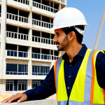 **

"A professional engineer, fully clothed in appropriate work attire (hard hat, safety vest, modest work clothes), inspecting a construction site in Dubai, UAE. Modern architecture in the background. Safe for work, appropriate content, perfect anatomy, correct proportions, natural pose, professional, family-friendly, high quality."

**