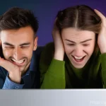 Home 22 API 오류 메시지 설계 원칙 - **Prompt:** A split image contrasting user experience with error messages. On the left, a frustrated...